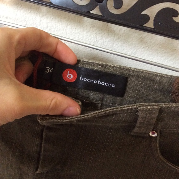 SOLD bacca bocca Army Green Rough edge lace Mini - Picture 4 of 8